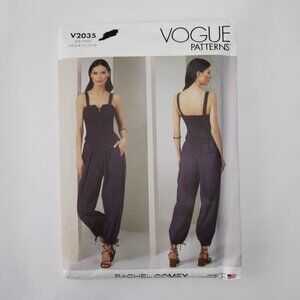 Vogue V2035 Rachel Comey Designer Jumpsuit Sewing Pattern Misses Sizes 6-14